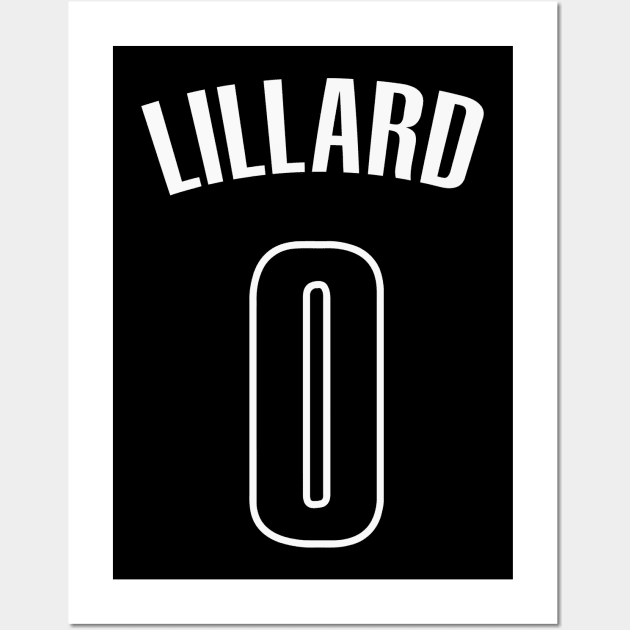 Damian Lillard Wall Art by telutiga